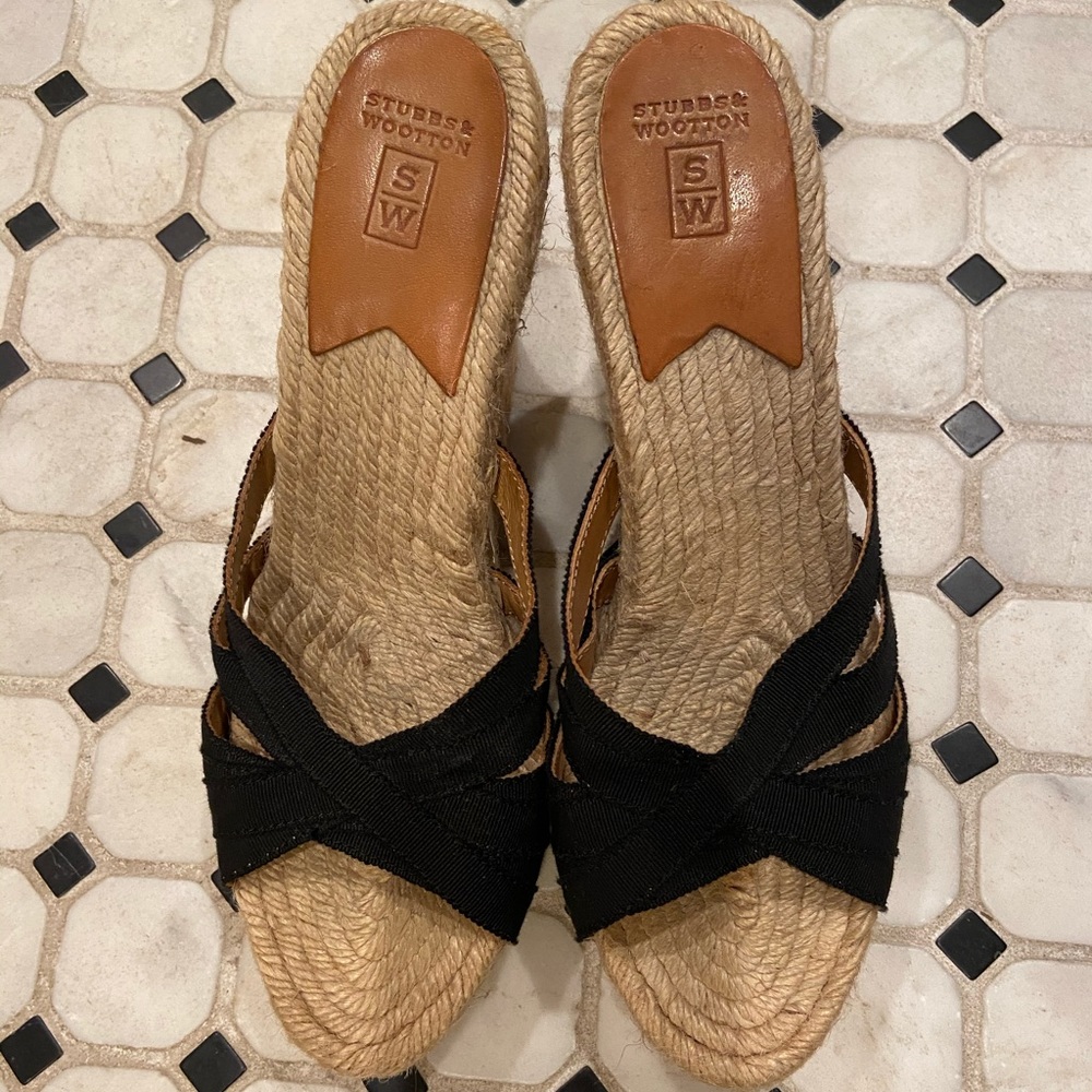 Stubbs and Wooten size 40 Espadrille Wedges